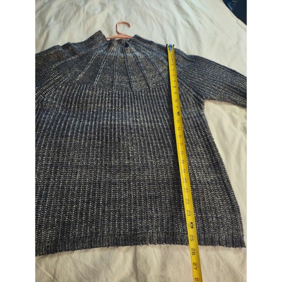 89th + Madison Sweater Size L Gray High Neck - Picture 6 of 9